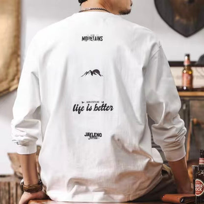 ヘビーウェイト バックロゴ 長袖Tシャツ（1Color）250119