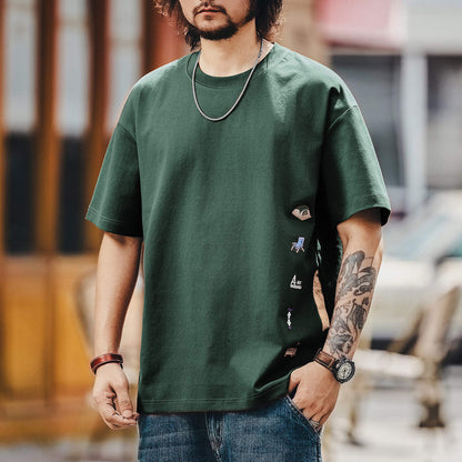 刺繍 キャンプロゴ Tシャツ（4Colors）250666