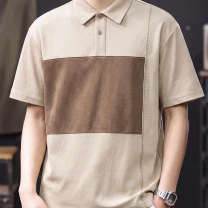 レトロ ブロックカラー ポロシャツ（1Color）260546
