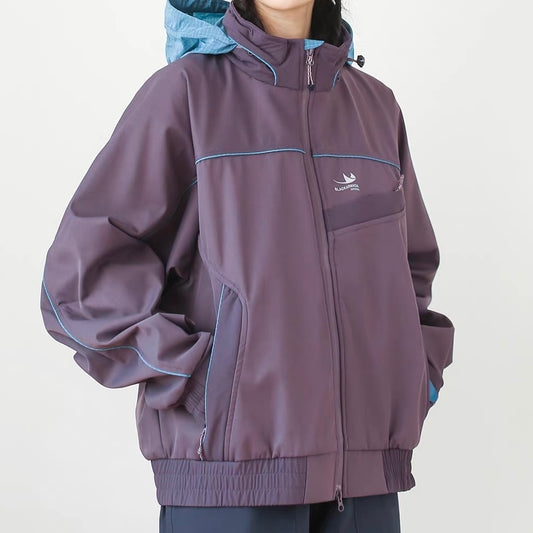 アクセントカラー 撥水 フード付ジャケット（4Colors）250779