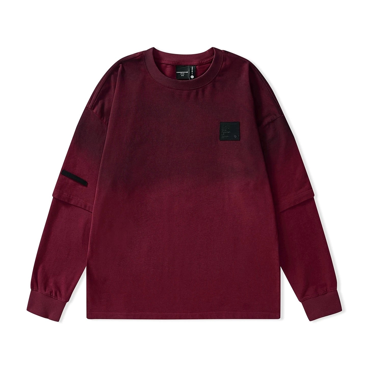 グラデーションカラー フェイクレイヤードTシャツ（5Colors）250662