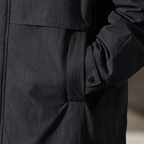 フード付 ミドル丈 ダウンジャケット（2Colors）251071