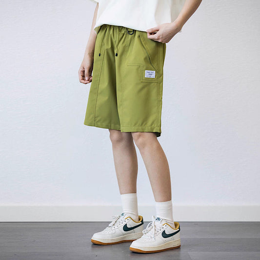 ワンポイントロゴ 多機能 ハーフパンツ（3Colors）250379
