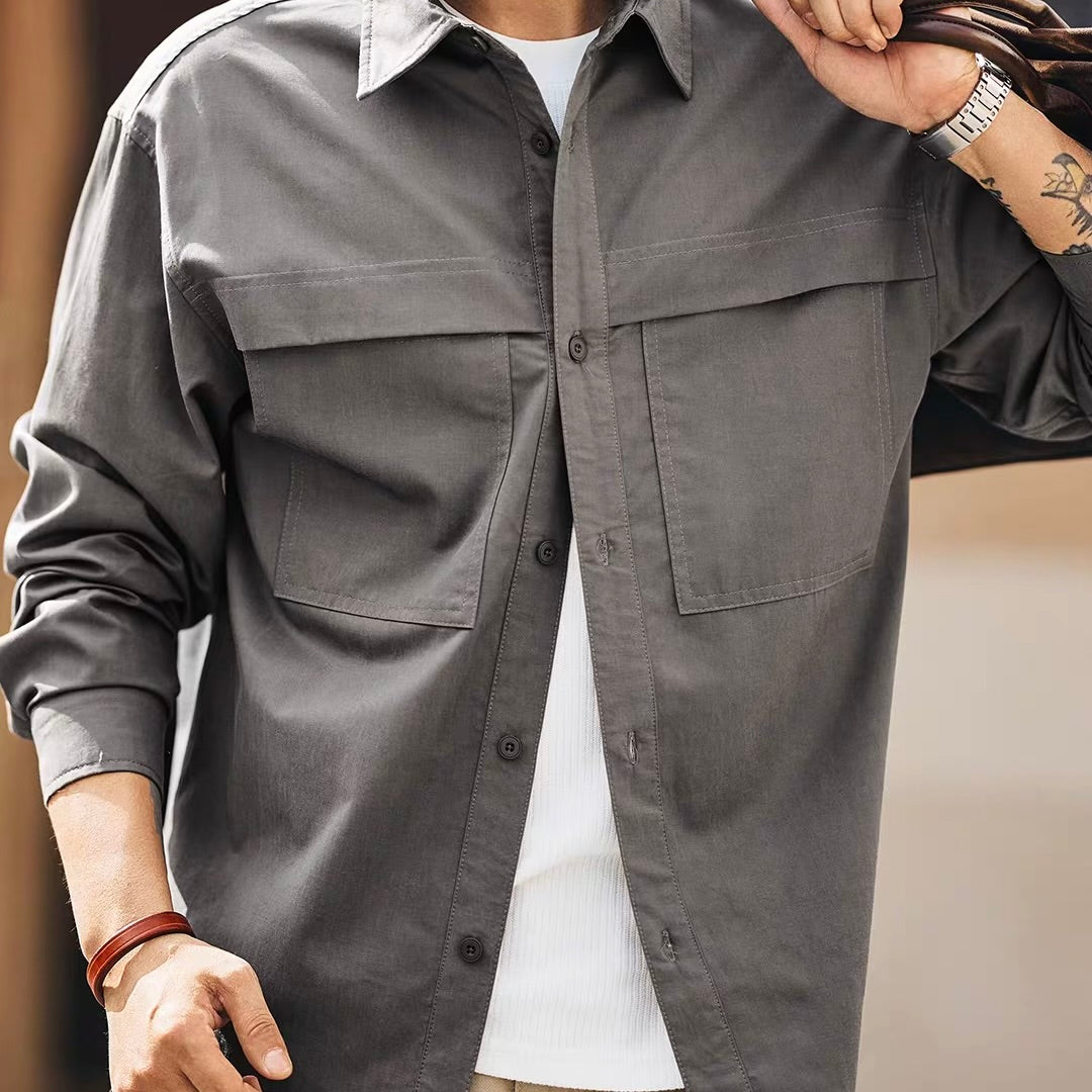 ウォッシュド デザイン ワークシャツ（1Color）260109