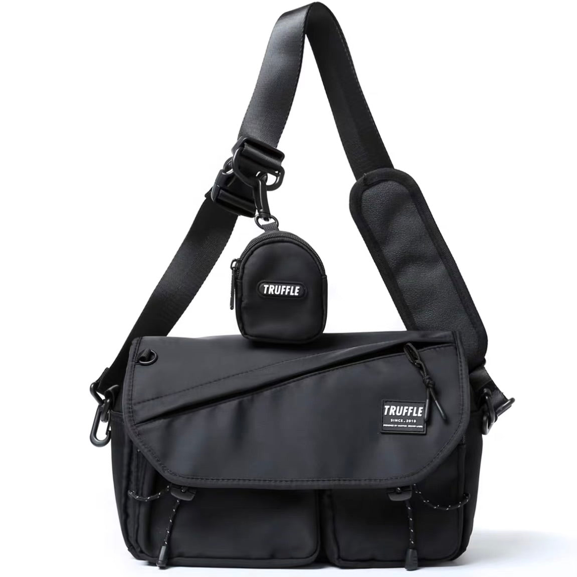 ミニポーチ付 メッセンジャーバッグ（5Colors）260151