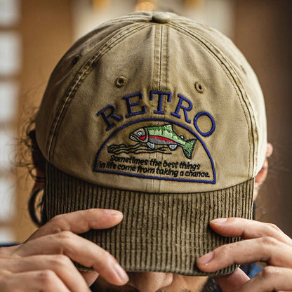 刺繍 コーデュロイキャップ（1Color）250696