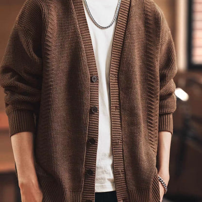 シンプル Vネック カーディガン（3Colors）250937