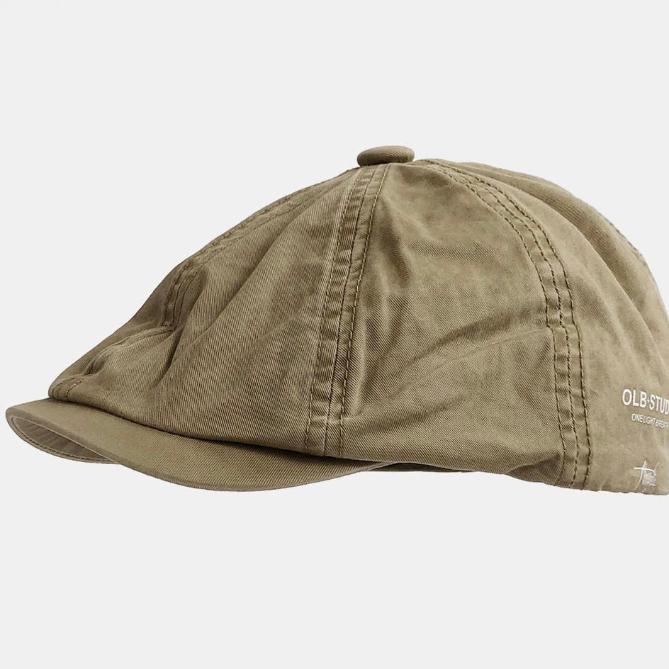 ワンポイントロゴ レトロ ハンチング（5Colors）250758