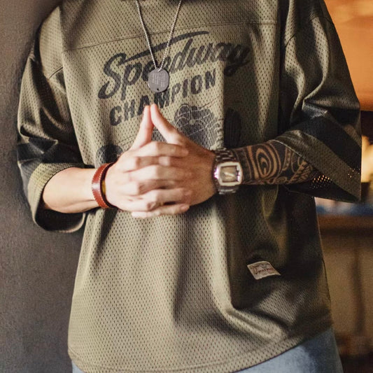 レーシングカープリント メッシュTシャツ（1Color）260521