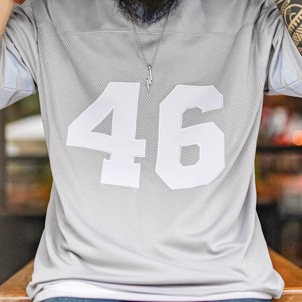 メッシュ アメフト スポーツTシャツ（2Colors）260451