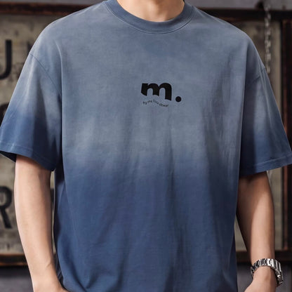 ワンポイントロゴ グラデーションTシャツ（4Colors）260386