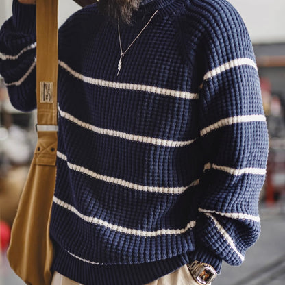 ストライプ タートルネックセーター（1Color）251035