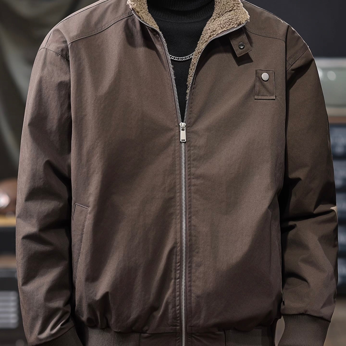 レトロ 裏ボア スタンドカラージャケット（1Color）251010