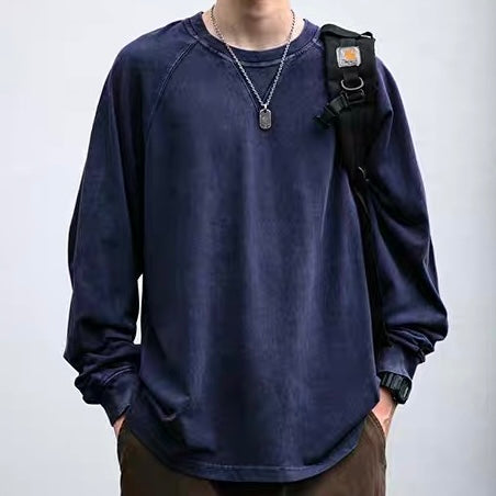 ラグランスリーブ ウォッシュド 長袖Tシャツ（2Colors）250795