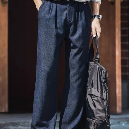 ツータック ワイドストレート カジュアルパンツ（1Color）250979