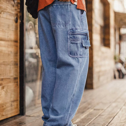 カーゴポケット ウォッシュドデニムパンツ（1Color）260002