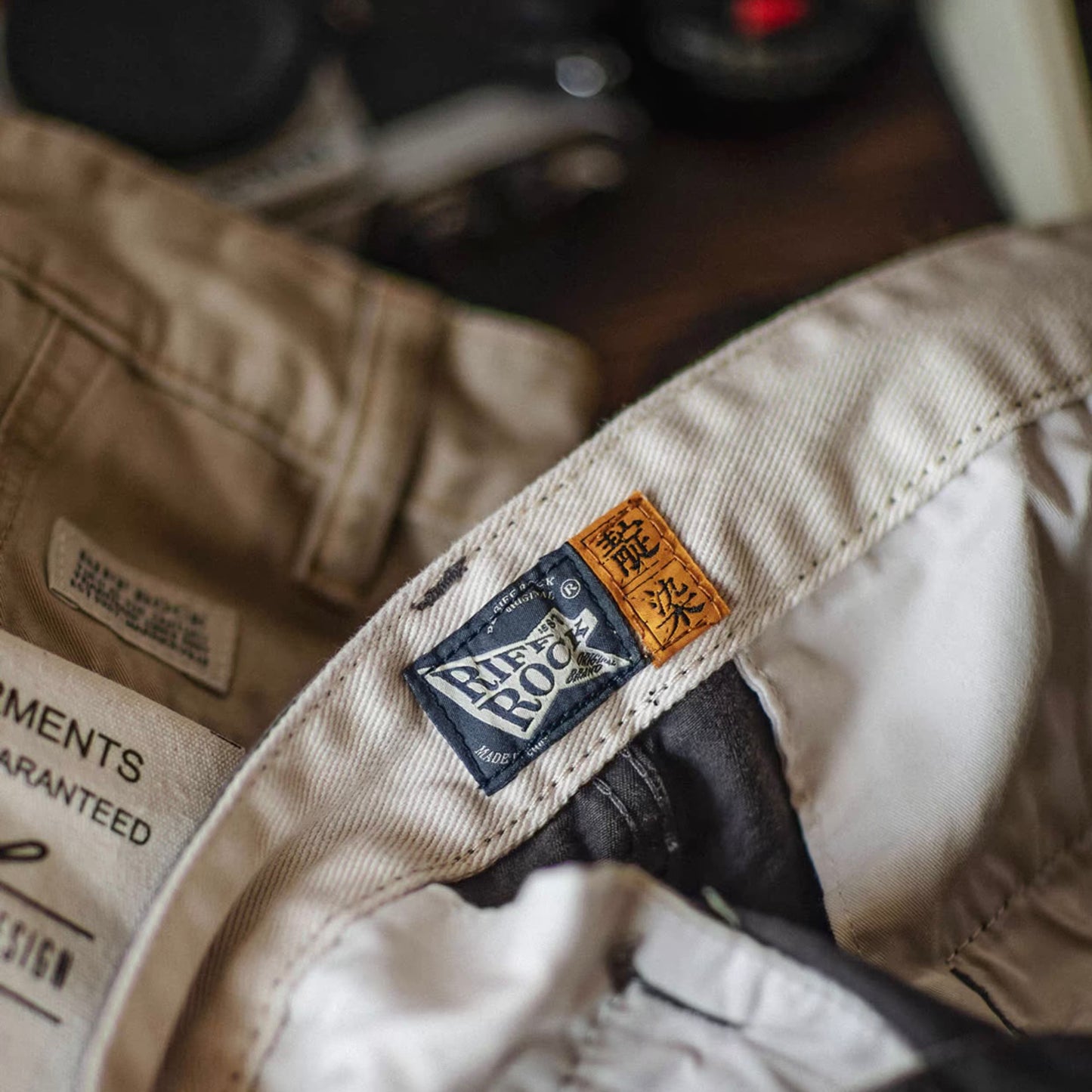 ウォッシュドコットン ワーク チノパン（2Colors）240222