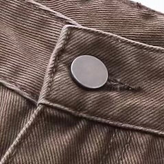 ウォッシュド ストレート カジュアルパンツ（2Colors）260189