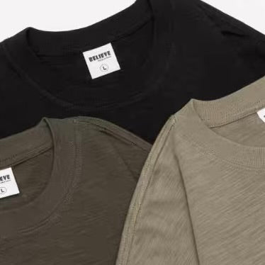 立体ロゴ ルーズフィット 長袖Tシャツ（3Colors）260638