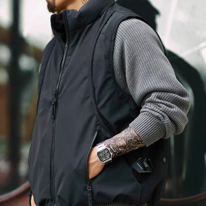 スタンドカラー ダックダウンベスト（2Colors）251059