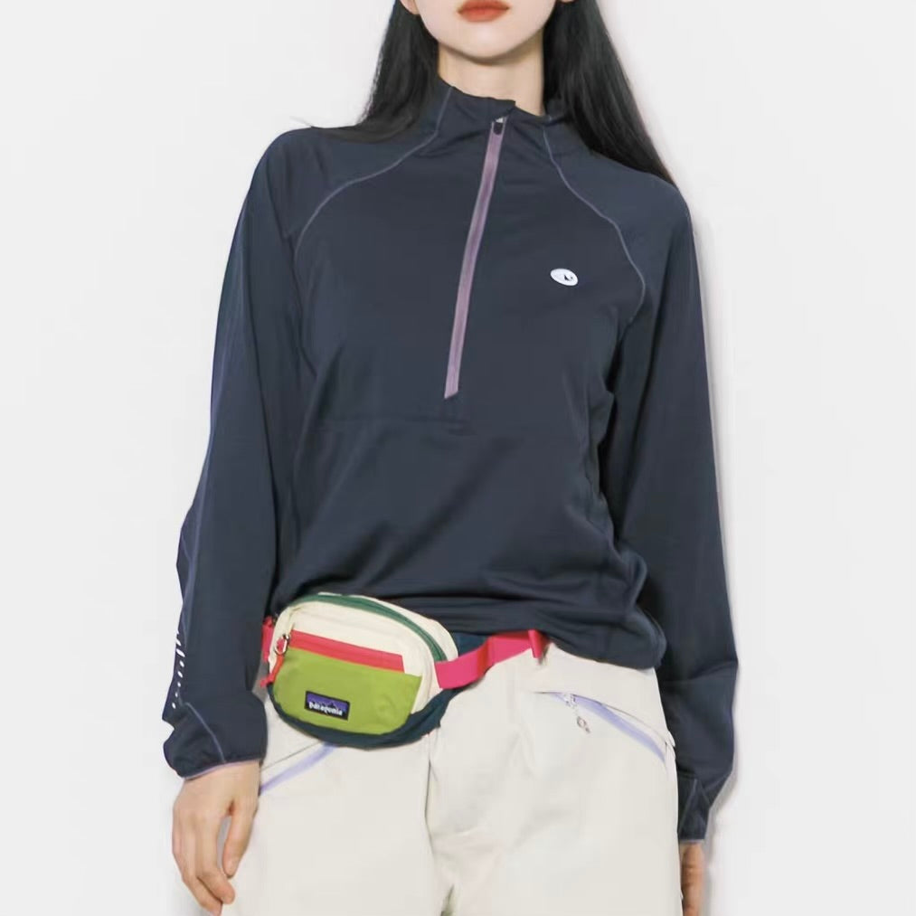スポーツ スタンドカラー ハーフジッププルオーバー（7Colors）260644