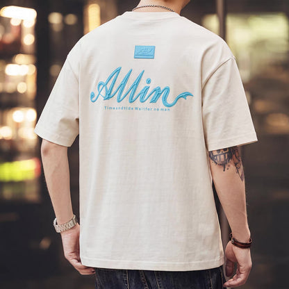 ダメージ ウォッシュ加工 プリントTシャツ（5Colors）260520