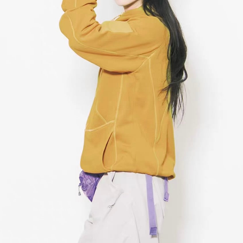 ワッフル フード付ライトジャケット（2Colors）260147