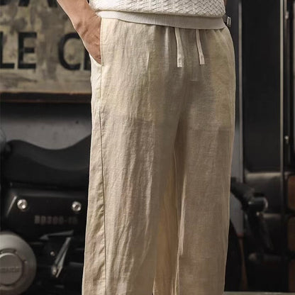 リラックス ストレート リネンパンツ（3Colors）260249