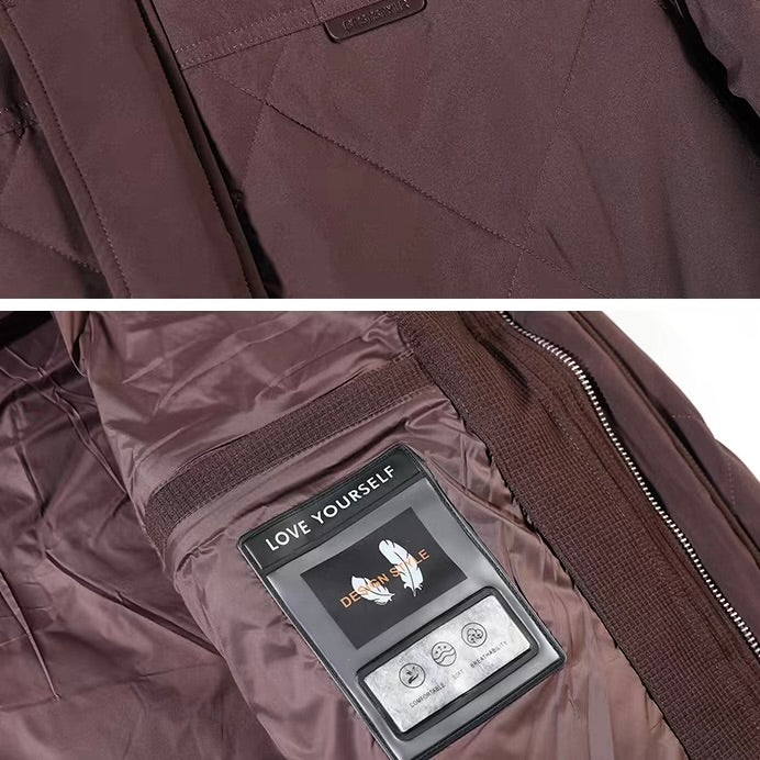 軽量 襟付き ダウンジャケット（2Colors）251087