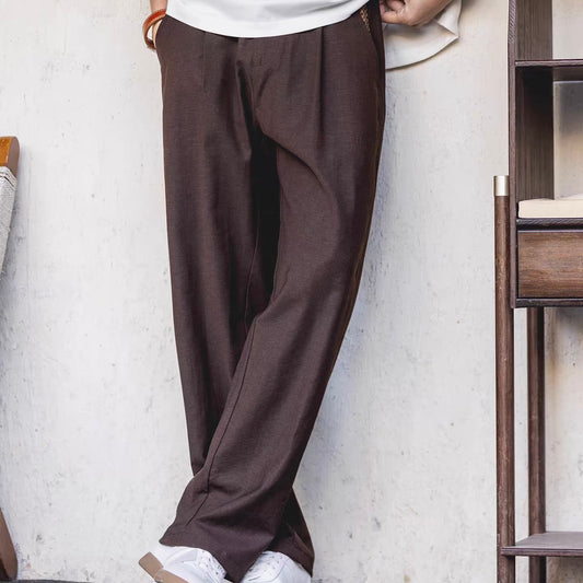 チェック柄パッチワーク イージーパンツ（1Color）260191