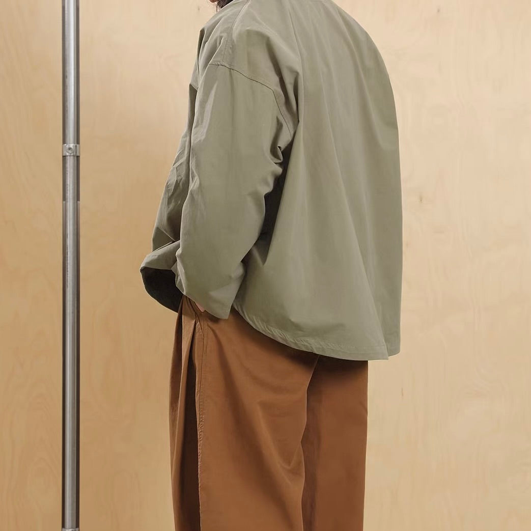 スタンドカラー シンプル スプリングジャケット（2Colors）260194