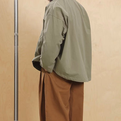 スタンドカラー シンプル スプリングジャケット（2Colors）260194