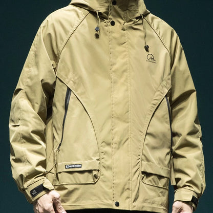 デザインポケット フード付スポーツジャケット（4Colors）251021