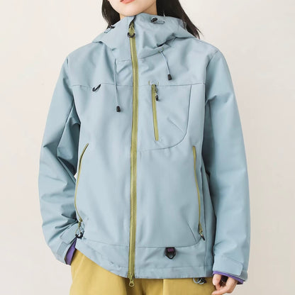 アクセントカラージップ マルチポケット付ジャケット（5Colors）260062