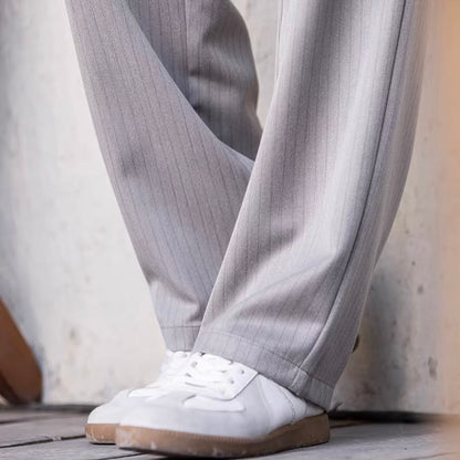 ストライプ ドレープ ストレートパンツ（1Color）260192