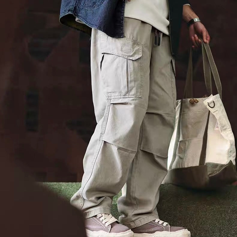 ウォッシュ加工 テーパード ワークパンツ（3Colors）250664