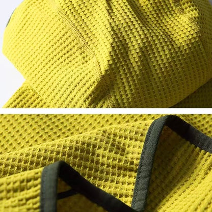 スポーツ ワッフル生地 フーディー（5Colors）260176