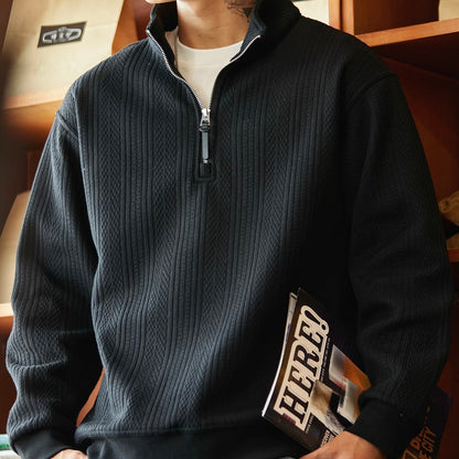 裏起毛 ハーフジップ プルオーバー（2Colors）250999