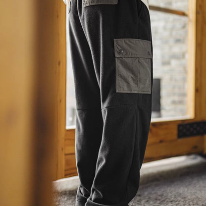 パッチポケット付 フリースパンツ（1Color）250968