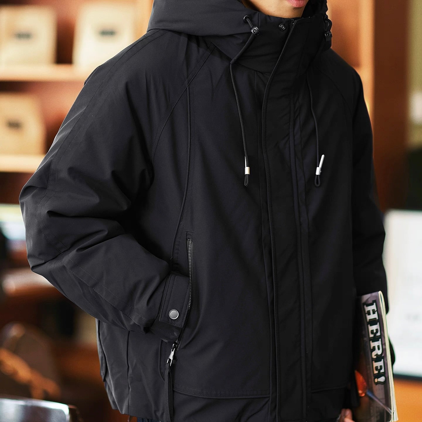 ワーク フード付 ダウンジャケット（3Colors）250978