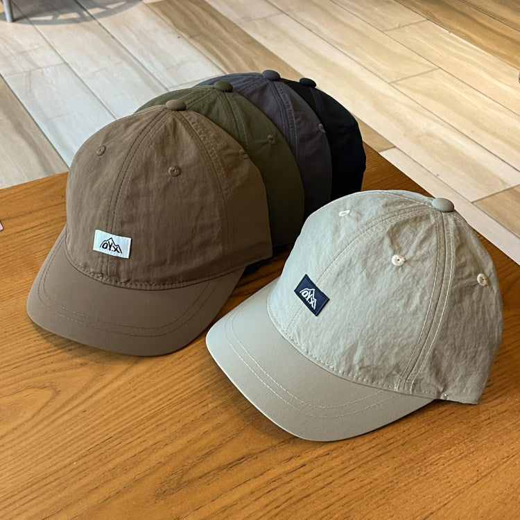 ワンポイントロゴ 速乾 ベースボールキャップ（6Colors）240453