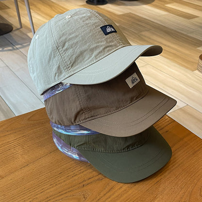 ワンポイントロゴ 速乾 ベースボールキャップ（6Colors）240453