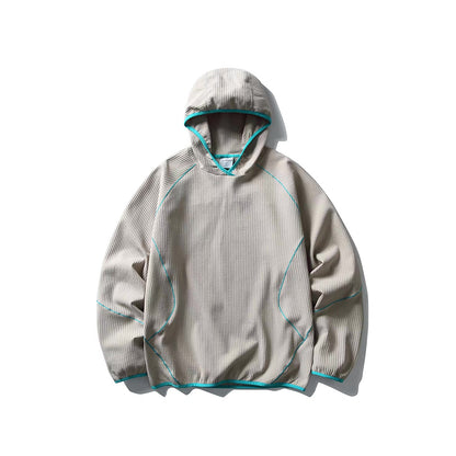 スポーツ ワッフル生地 フーディー（5Colors）260176