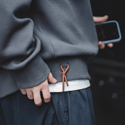 裾ロープ シンプル プルオーバー（3Colors）240898