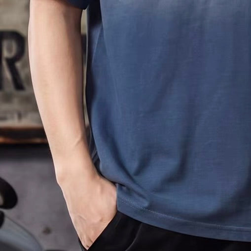ワンポイントロゴ グラデーションTシャツ（4Colors）260386
