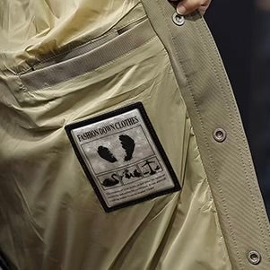 襟付き ダイヤ型 ダウンジャケット（3Colors）250928