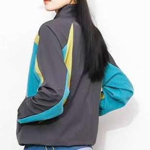 マルチカラー スタンドネック ライトジャケット（3Colors）260278