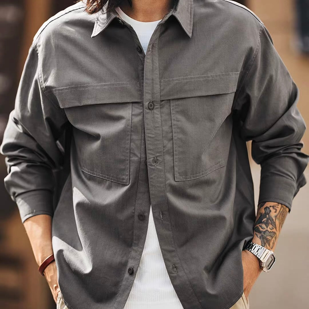 ウォッシュド デザイン ワークシャツ（1Color）260109