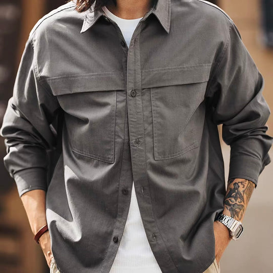 ウォッシュド デザイン ワークシャツ（1Color）260109