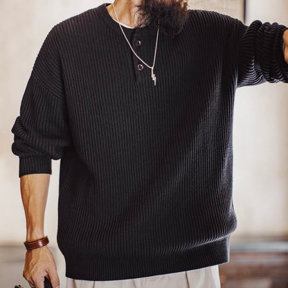 厚手 ヘンリーネック セーター（1Color）251055